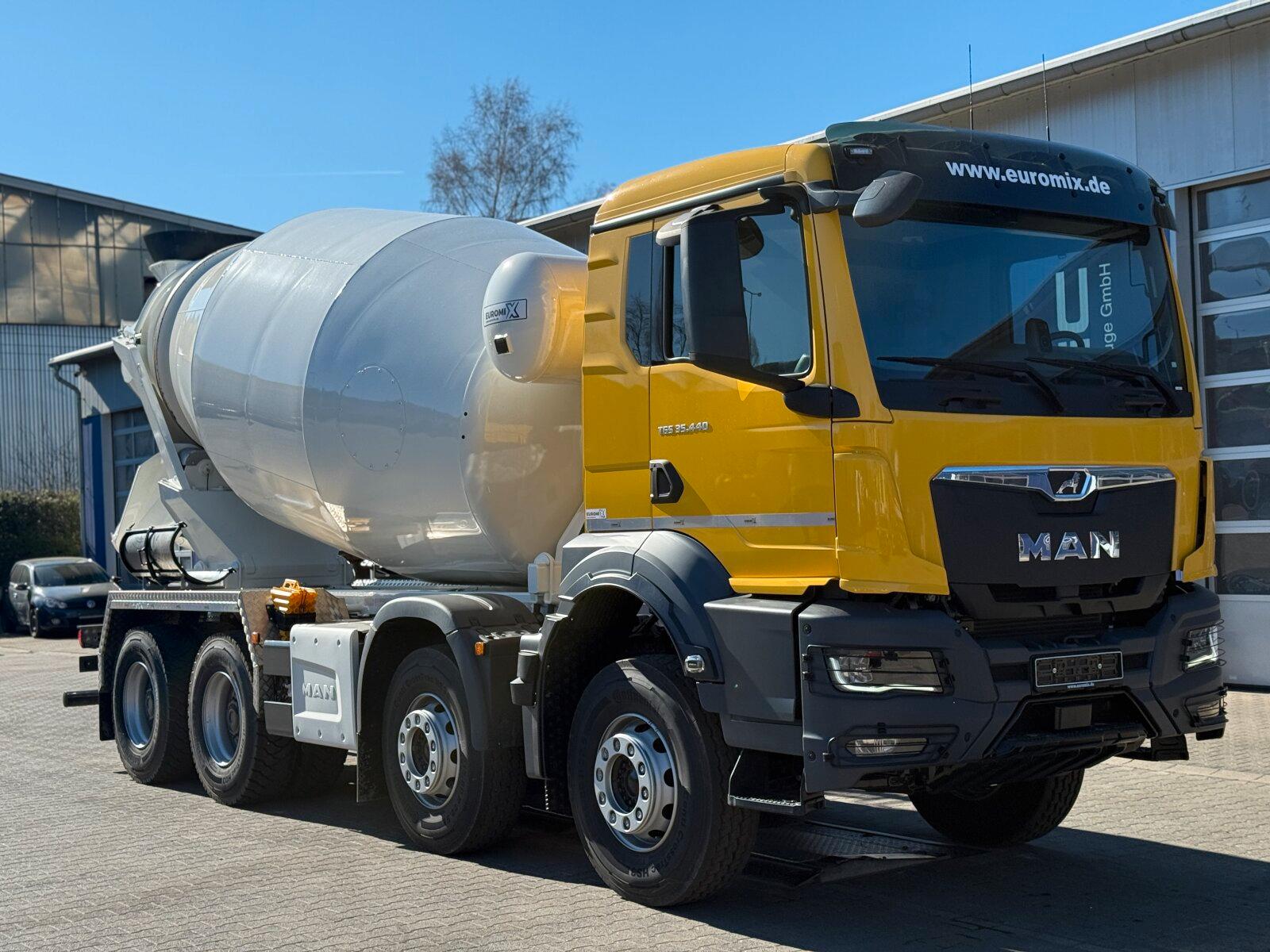 MAN 35.440 8x4 BB CH Betonmischer Euromix 10 m³