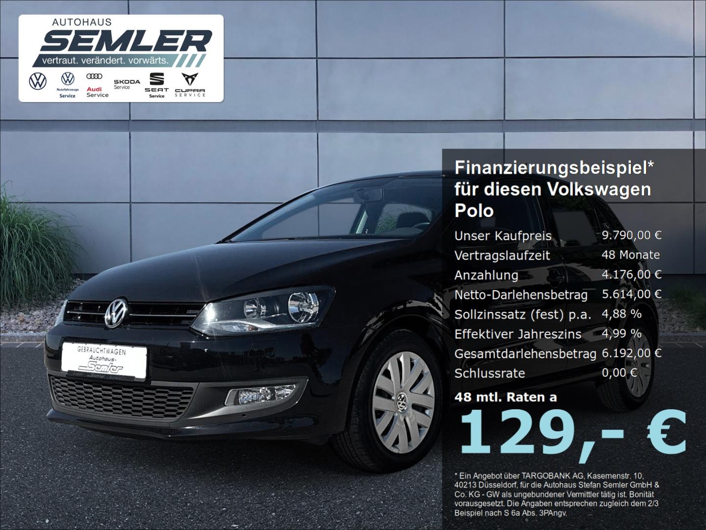 Volkswagen Polo V Comfortline 1.2 6-Gang GRA SHZ PDC