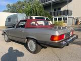 Mercedes-Benz SL 560 rauchsilbermet /Leder Burgund  - Mercedes-Benz SL 560: Cabrio