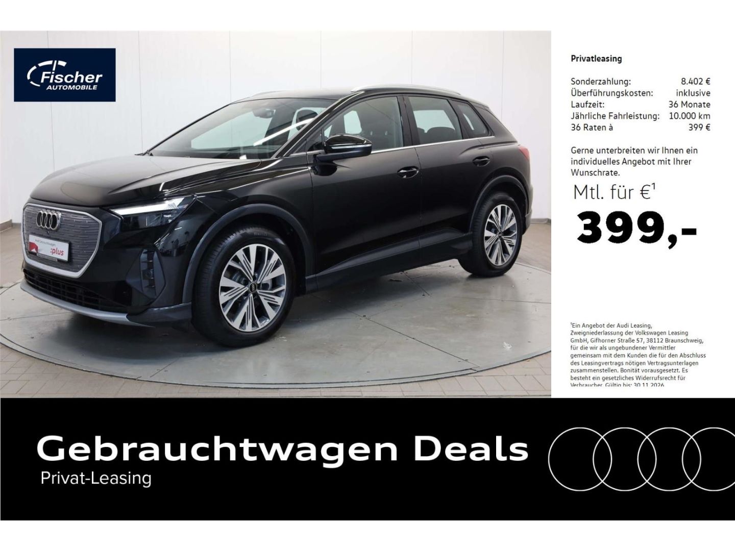 Audi Q4 e-tron 55 quattro AHK-Vorb./RFK/Leder/W-Pumpe
