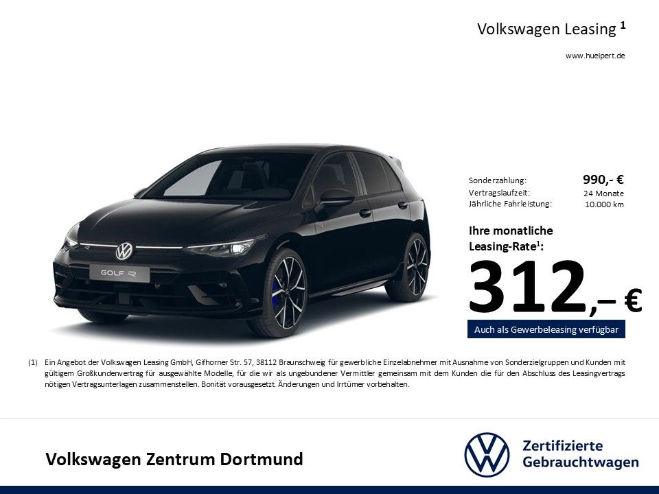 Volkswagen Golf VIII 2.0 R BLACK STYLE 4X4 LEDER PANO LM19 foto 3