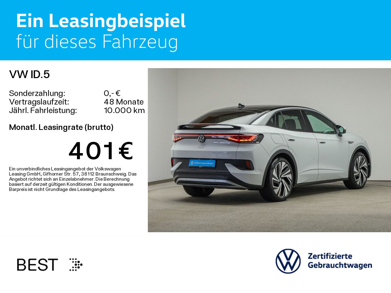 Volkswagen ID.5 Pro Performance WÄRMEPUMPE IQ.LIGHT AHK PAN foto 3