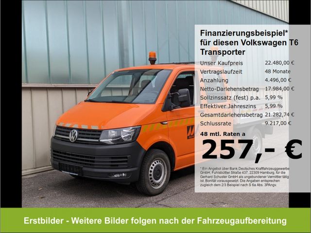 Volkswagen T6 Transporter Pritsche DoKa LR*StndHzg AHK 6Sit