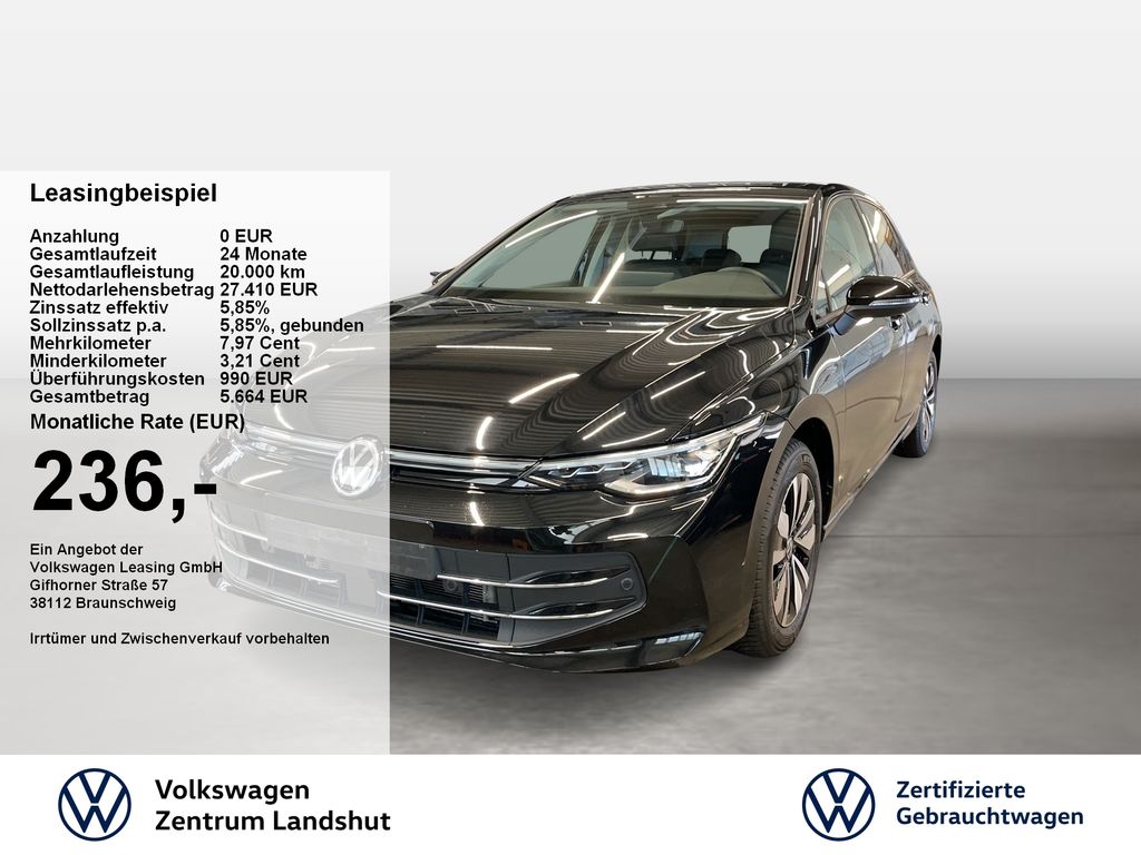 Golf VIII GOAL 1.5 TSI DSG Matrix ACC AHK AUT