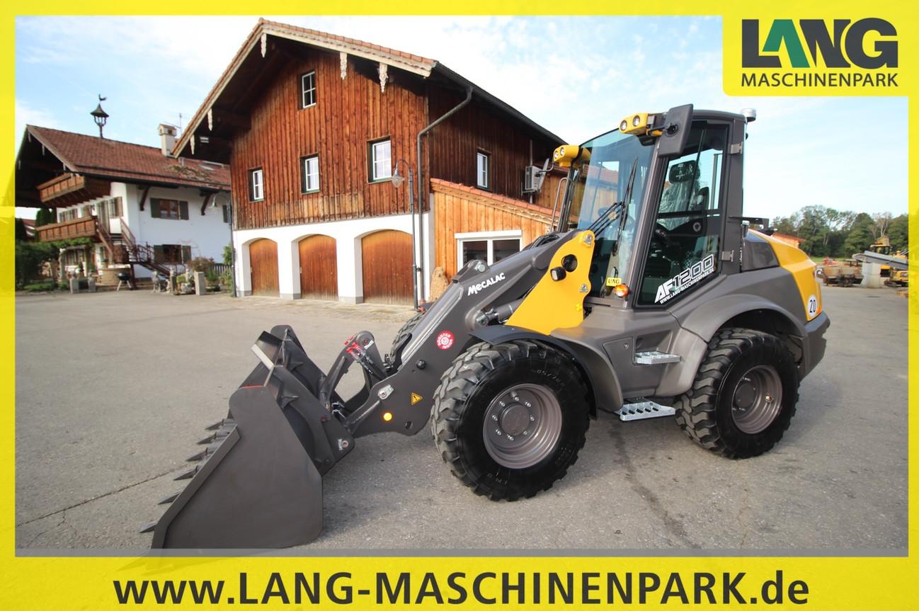 MECALAC AF 1200 inkl. Schaufel & Gabel Radlader