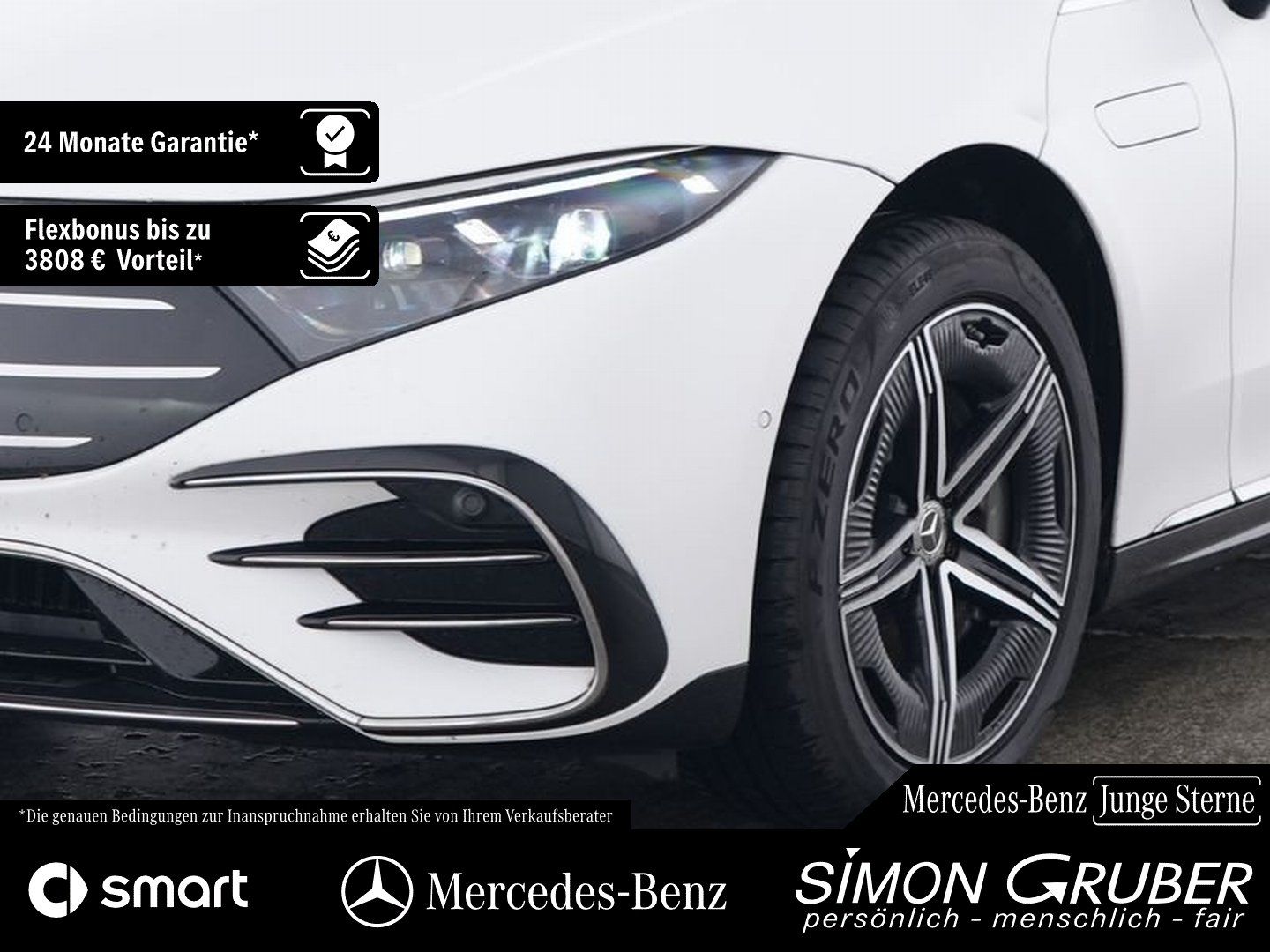 Fahrzeugabbildung Mercedes-Benz EQS 500 4M AMG Pano Massage TV Guard360 118kwh