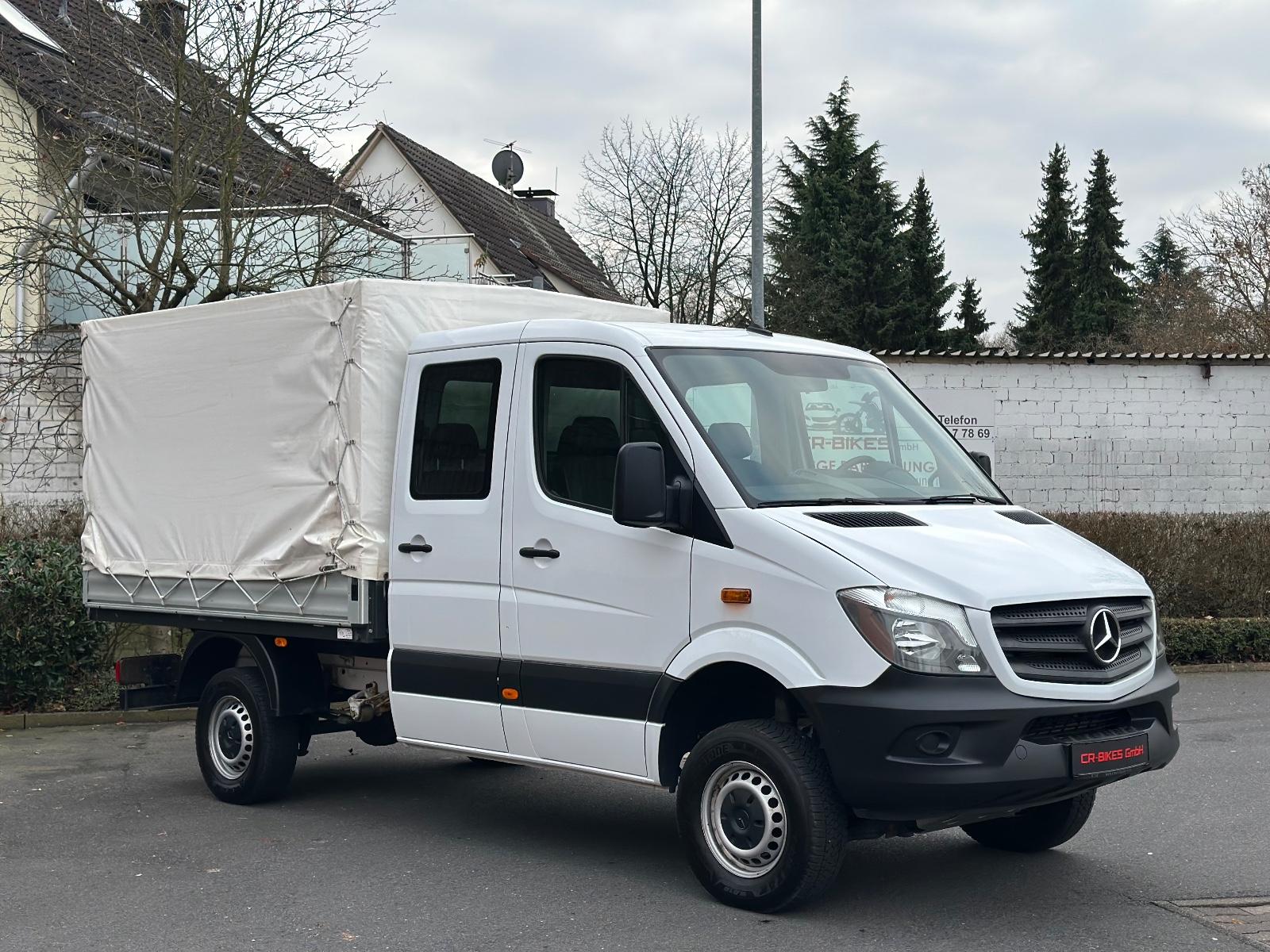 Mercedes-Benz Sprinter Pritsche Plane DoKa 316 CDI 4X4 -30 TKM