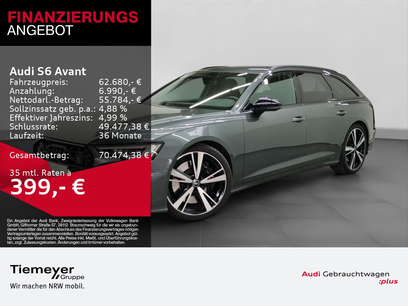 AUDI S6 Avant TDI Q OPS+ KAMERA SITZH+ LM21