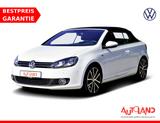 Volkswagen Golf VI Cabriolet 1.4 16V TSI Lounge Xenon Navi - : Weiß, Cabrio