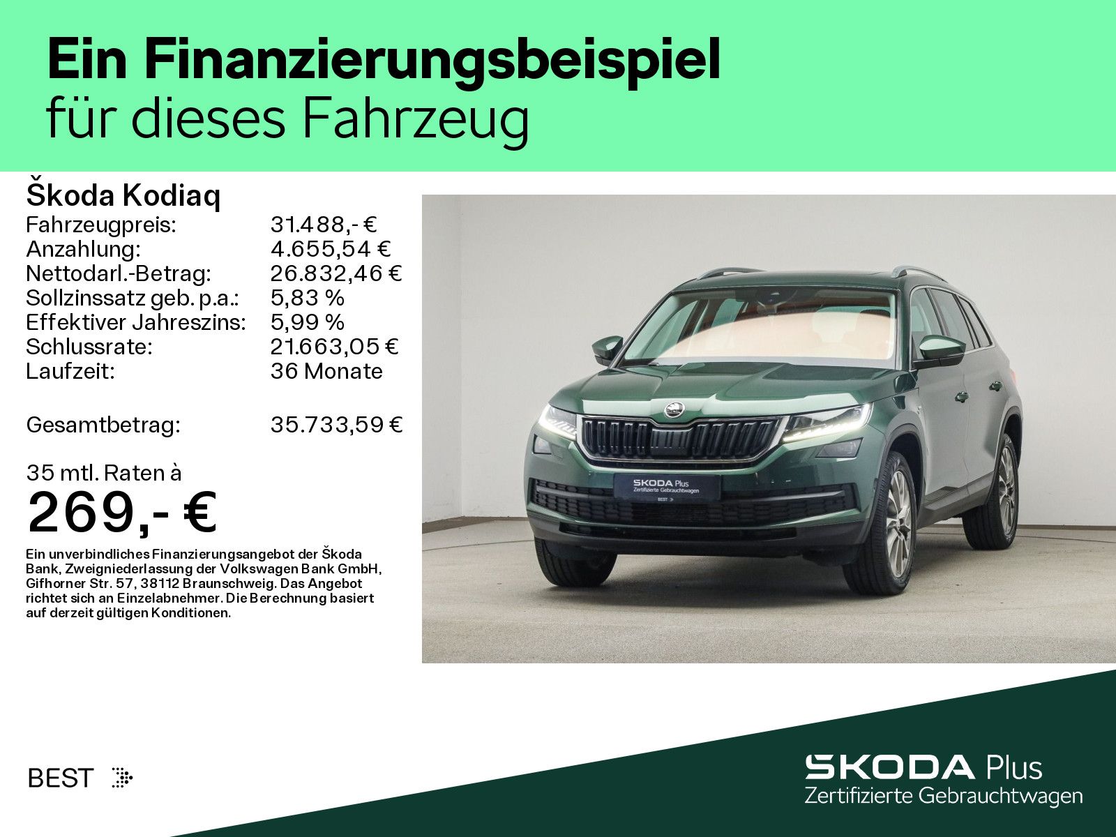 Skoda Kodiaq 2.0 TSI DSG Clever 4x4 PANO*AHK*ACC*DCC imagem 2