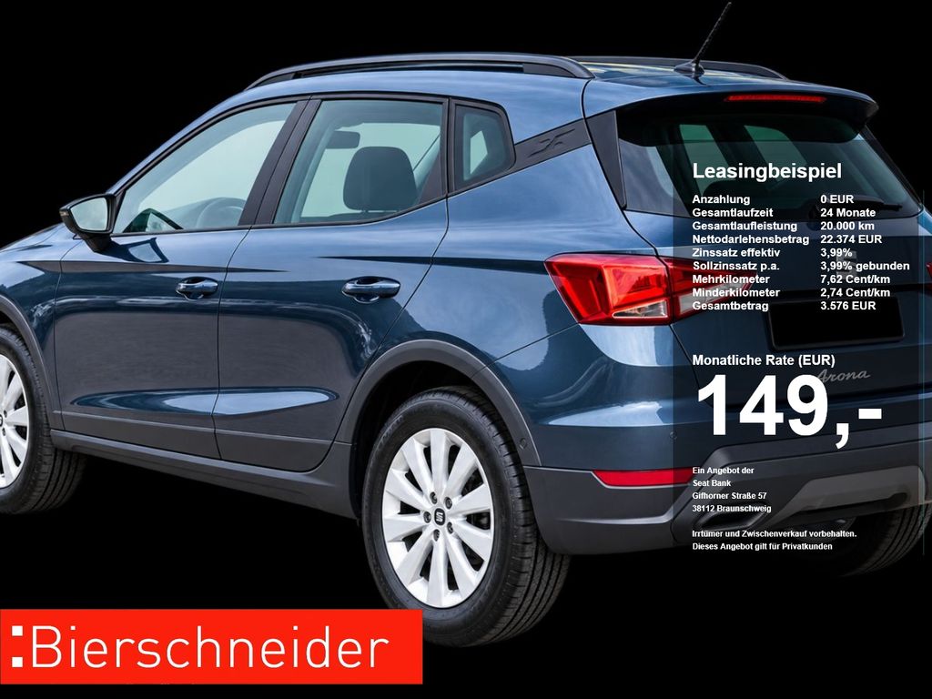 Seat Arona 1.0 TSI DSG ROAD ab 149.- 990.- Anzahlung