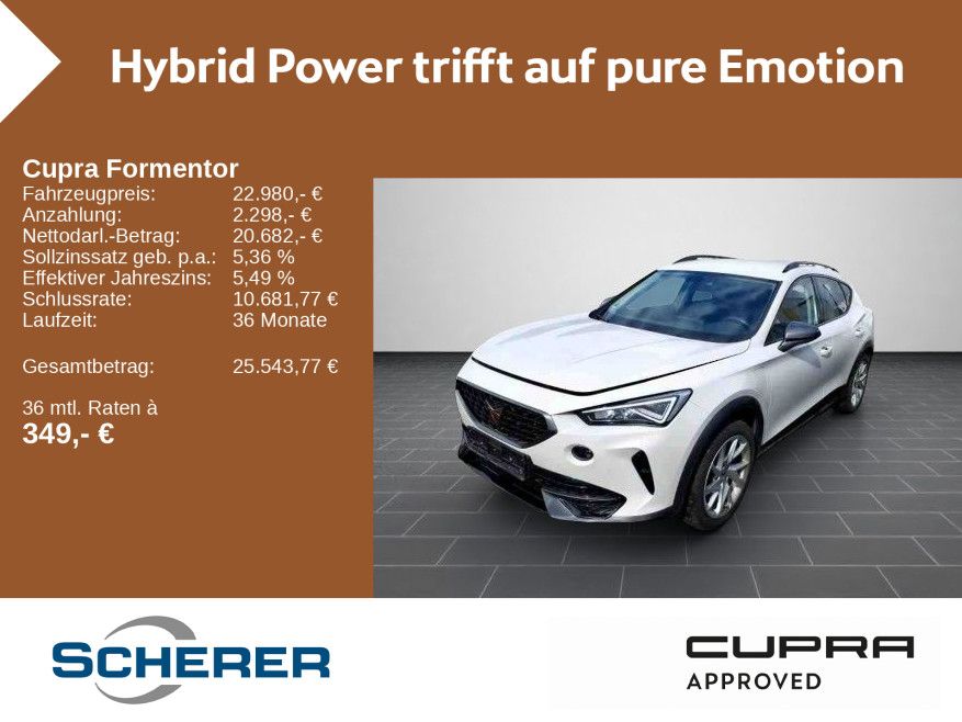 Cupra Formentor 1.4 TSI eHybrid LED KEYLESS PDC DAB