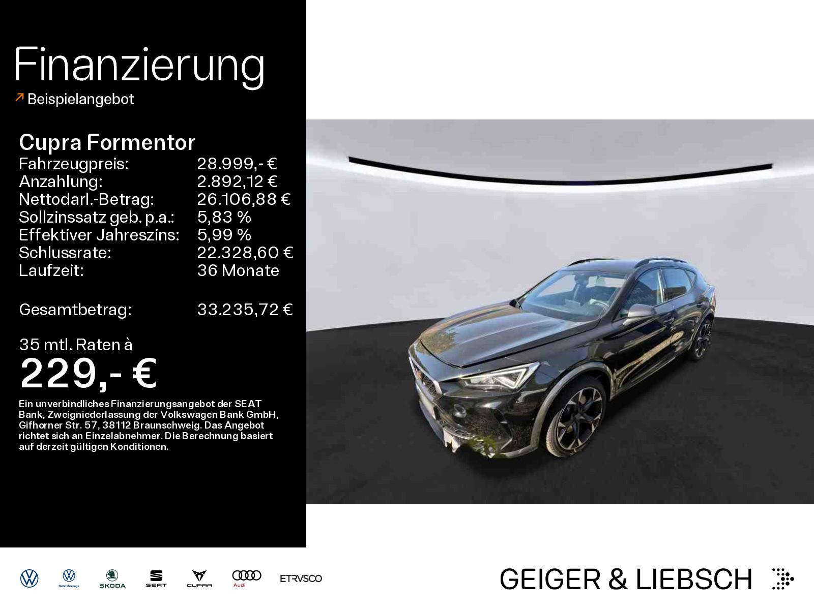 Cupra Formentor 2.0 TSI 4DRIVE DSG VZ*NAVI*LEDER*LED*1