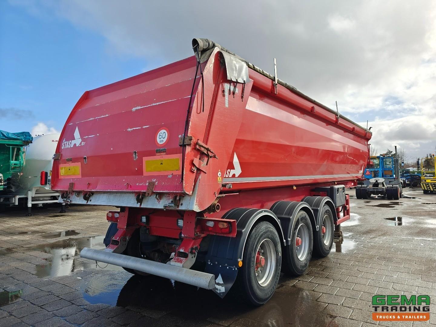 Stas S300CX 3-achsiger BPW - 29 m3 - Aluminiumchassis