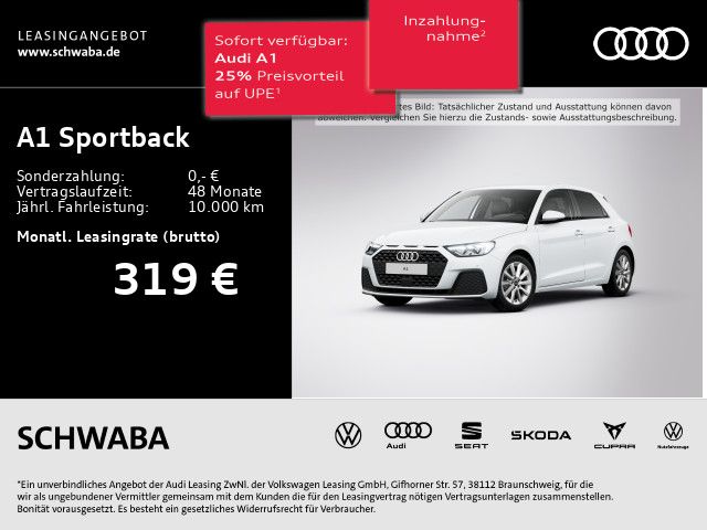 Audi A1 Sportback 30 TFSI S tronic *LED*SOUND*RKAM*