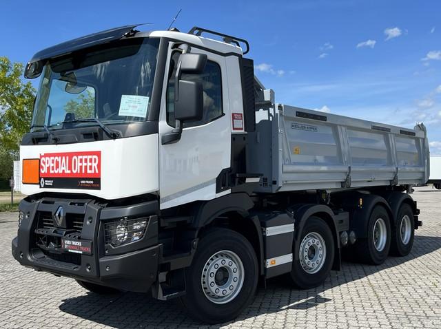 Renault C480 DayCab 8x4 Optibrake+ Meiller DSK Bordmatik