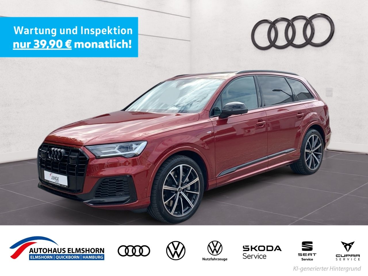 Audi Q7 S line 55 TFSIe quattro tiptr. PANO AHK 21 4 foto 1