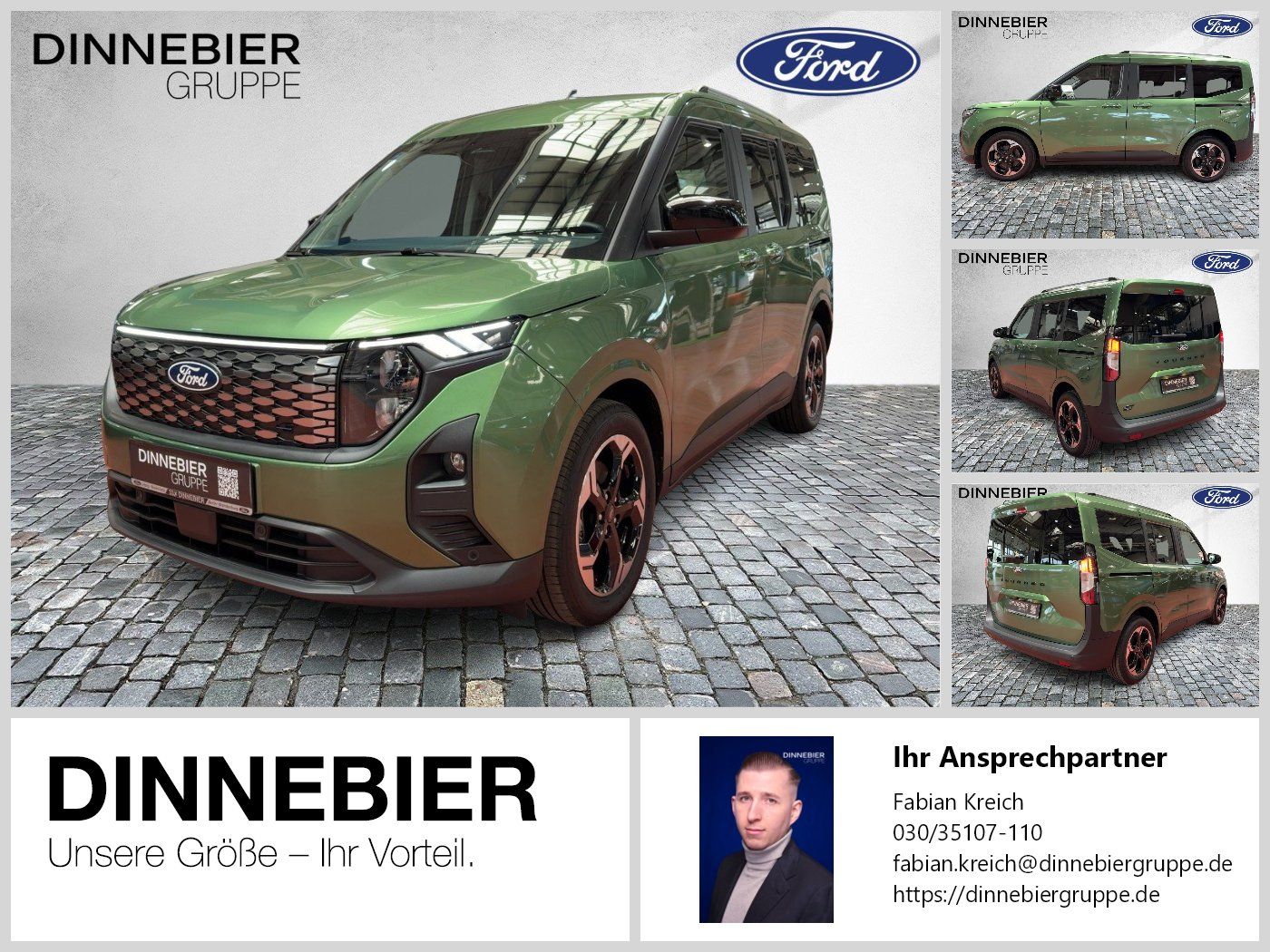 Ford TOURNEO COURIER L1 Titanium 100 kW ACC CAM NAVI