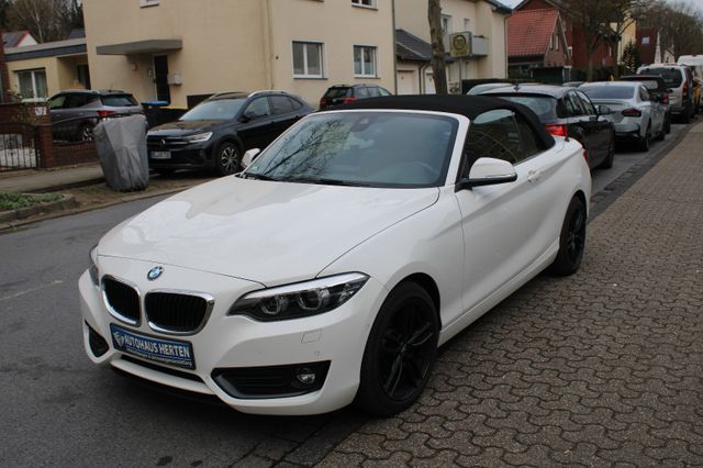 BMW 220 i Luxury Line*CABRIO*AUTOMATIK*LEDER*NAVI*