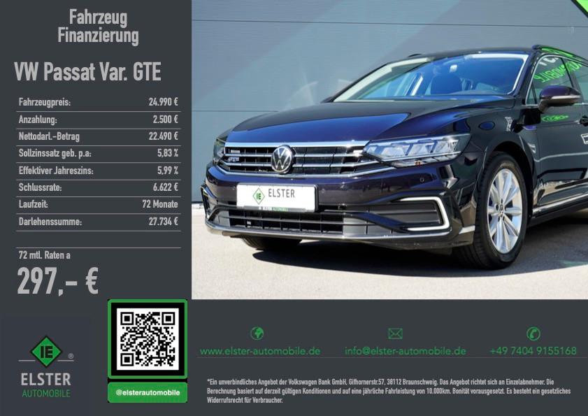 Volkswagen Passat Variant GTE,LED,Kamera,AHK,M+S Räder