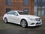 Mercedes-Benz E 250 Coupé E 250 AMG  BlueEFFICIENCY AVANTGARDE - weiße Mercedes-Benz E 250