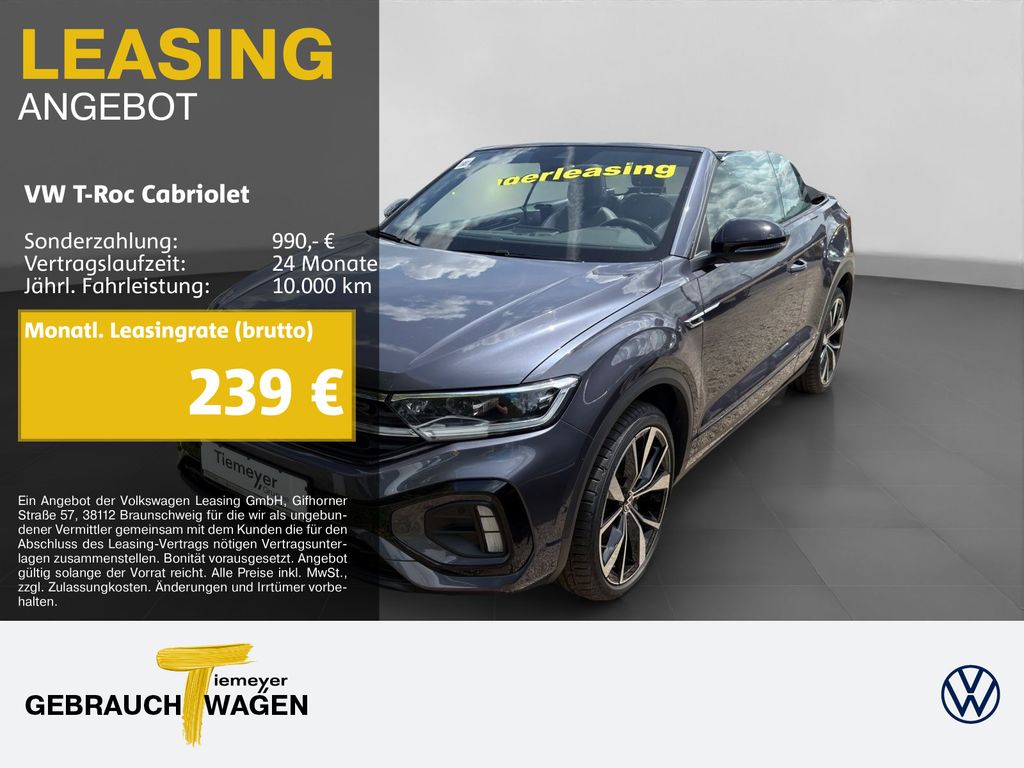 T-Roc Cabrio 1.5 TSI DSG R-LINE BLACK LM19 NAVI