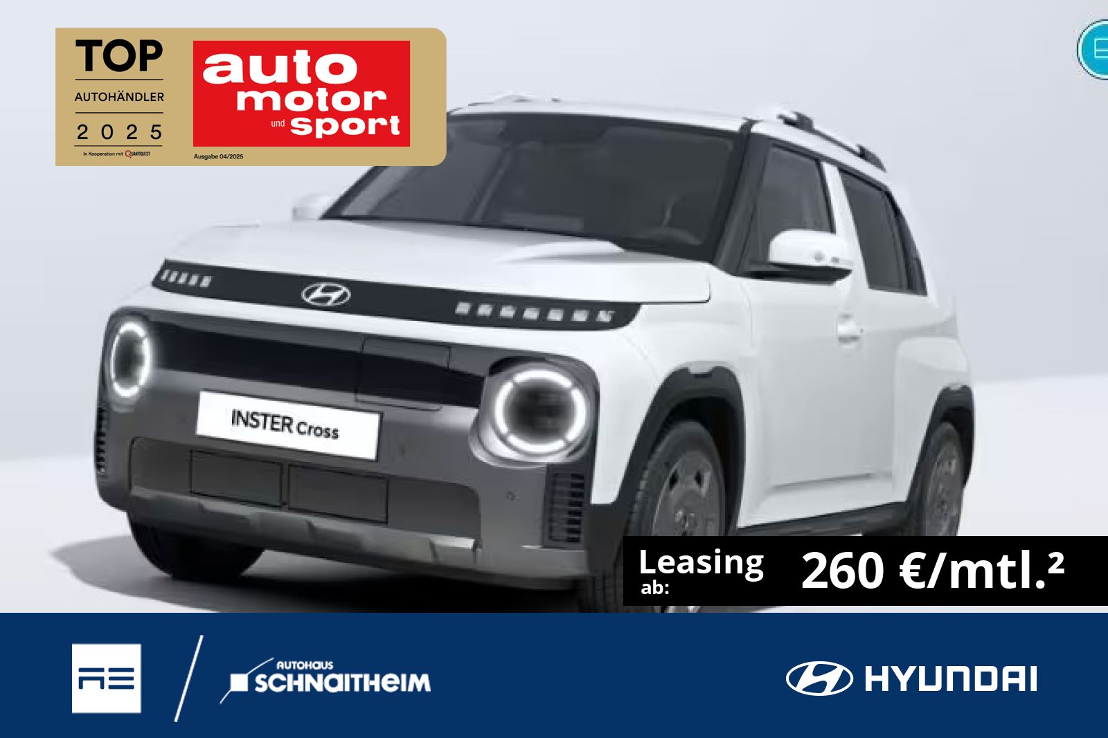 Hyundai INSTER EV Cross 49 kWh 115 PS 2WD Ass-P, EV-K-P