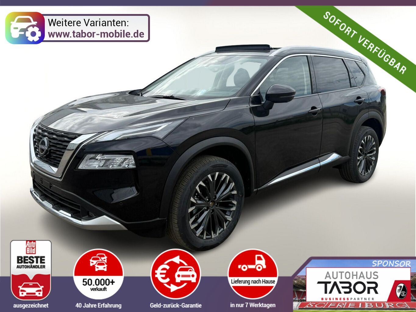 Nissan X-Trail Tekna Pano 4xSHZ HUD PrivG LED UVP-39%*