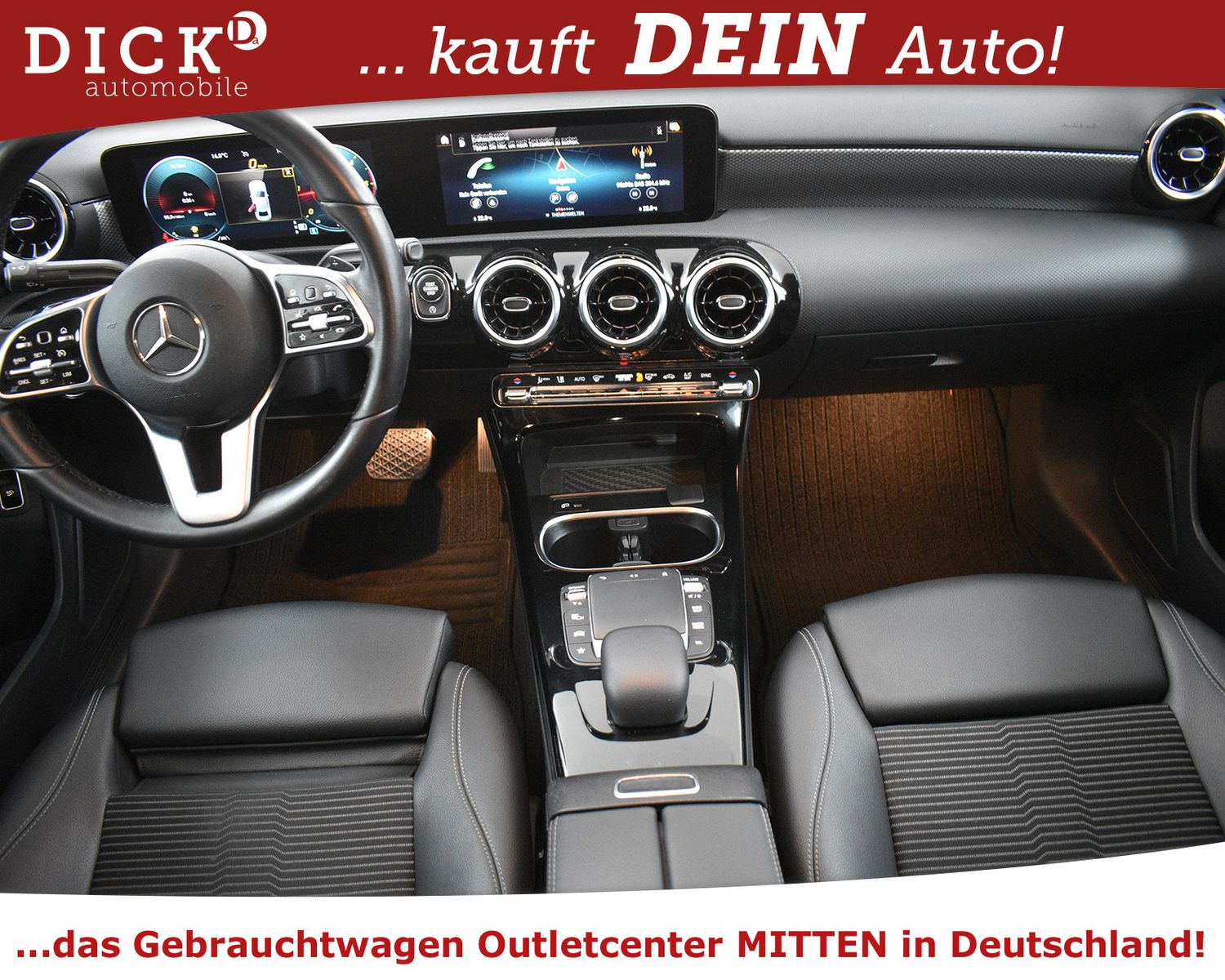 MERCEDES-BENZ A180d LIMO 8G Progress NIGHT+LEDER+SHZ+NAV+VIRTU - Image 10