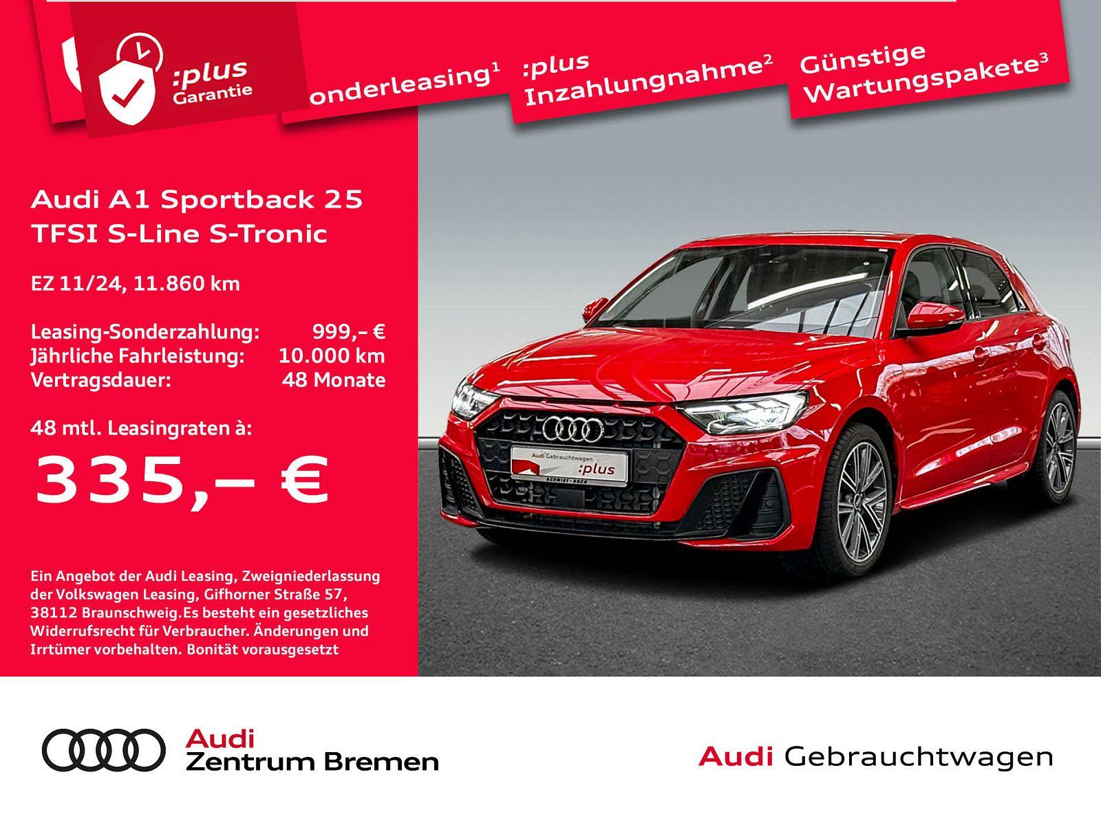 Audi A1 Sportback 25 TFSI S line S tronic KAMERA PDC