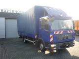 MAN TGL 8.180 Curtain side body with aluminium drop - Ladebordwand