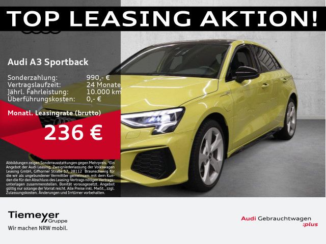 Audi A3 Sportback 40 TFSIe 2x S LINE LM18 PANO AHK PR