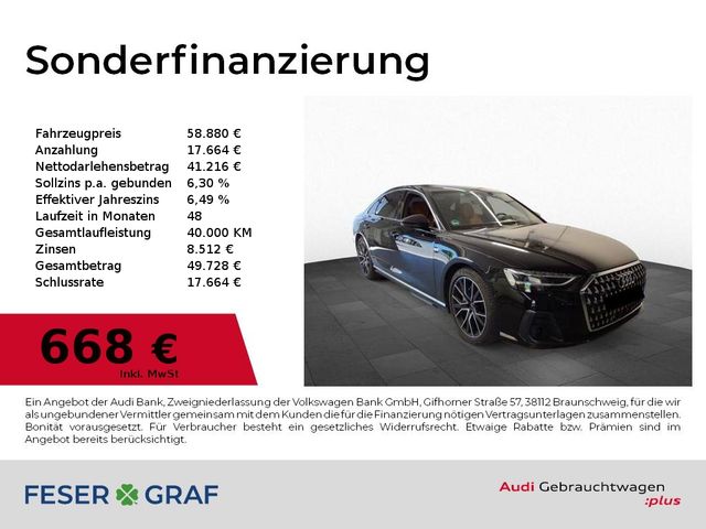 AUDI A8 50 TDI S Line Int HUD,B&amp;O,Standhzg,Sitzbel Na