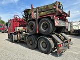 Huttner Nachläufer   + Kran Loglift  251S82 - Huttner LKWs