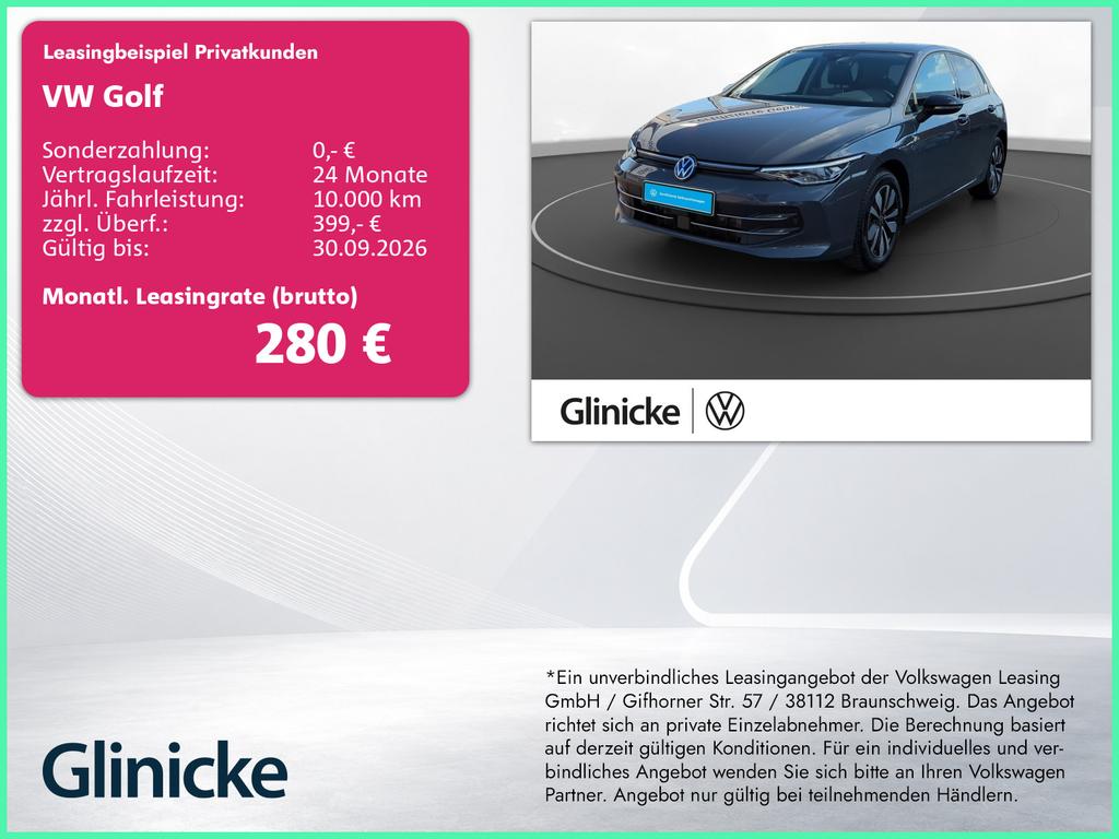 Volkswagen Golf VIII 20 TDI Goal AHK LED DSG ab 249 Zins 2025
