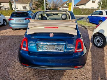 Fiat 500 Cabrio- 7" DAB Radio-Verdeck Elfenbein