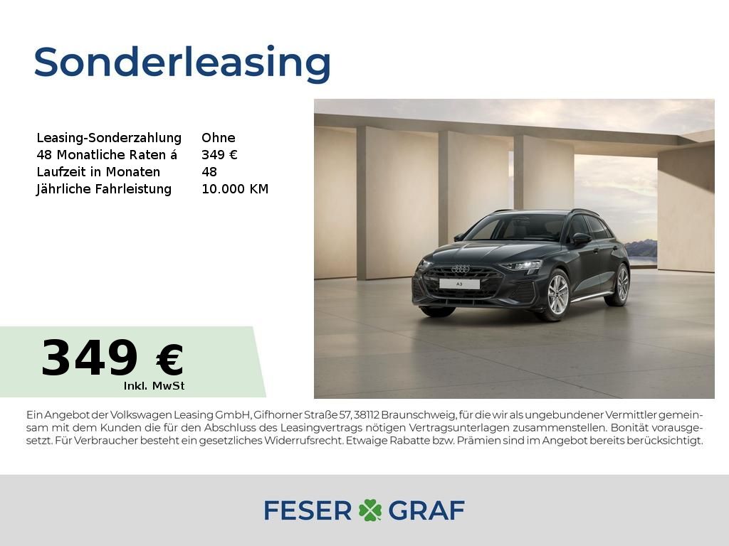 Audi A3 Sportback TFSI S tronic S line/Tech/SHZ/17"