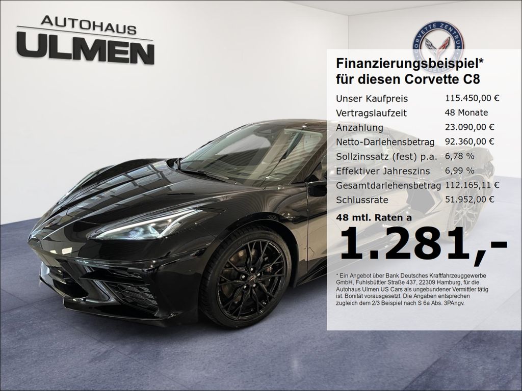Corvette C8 Stingray Cabriolet 3LT Frontlift Vollausstatt