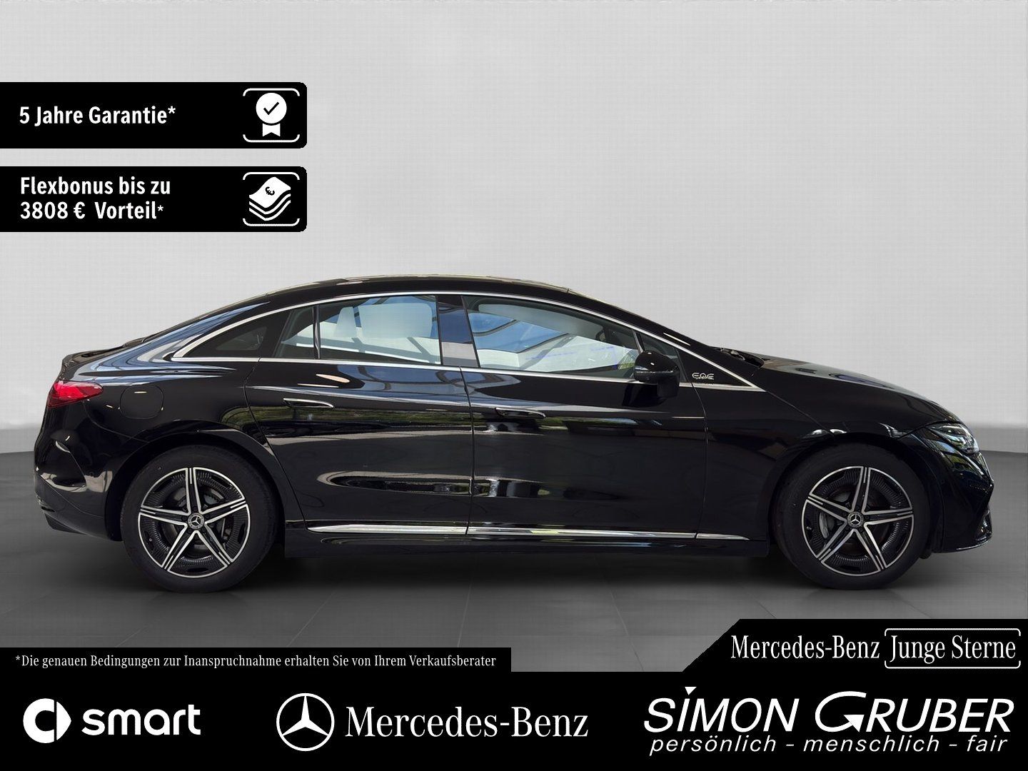 Fahrzeugabbildung Mercedes-Benz EQE 500 4M AMG Hyper Airmatic HUD Burm Mod 2025
