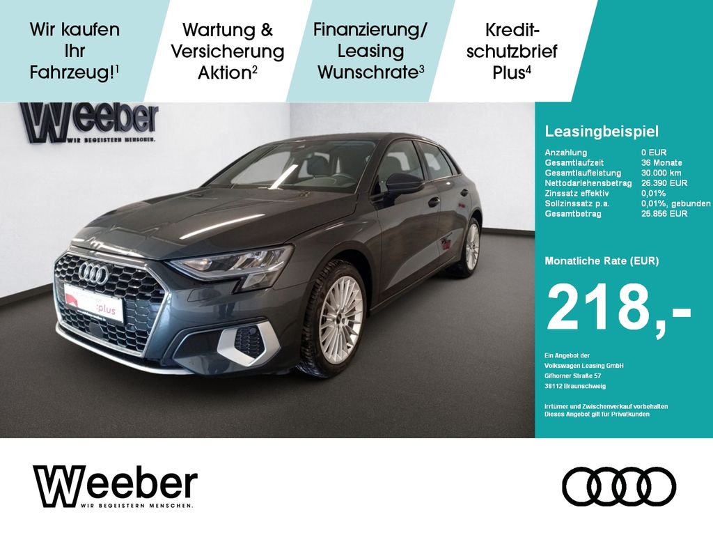 Audi A3 Sportback AKTIONSLEASING OHNE ANZAHLUNG! 5J G