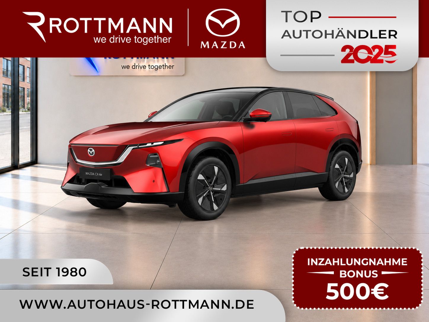 Mazda CX-6e EV 258ps 484km TAKUMI Panoram ACC 360°M