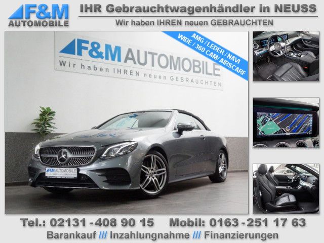 MERCEDES-BENZ E 220 d Aut.Cabrio AMG Navi Leder Widescreen 360