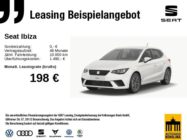 Seat Ibiza 1.0 TSI Style Edition DSG *Vision+*GRA*