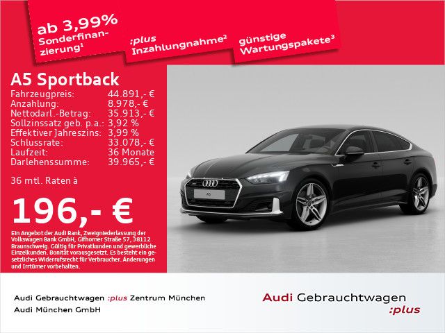 Audi A5 Sportback 40 TFSI qu. S tronic S line ACC/Vir