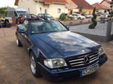 Mercedes-Benz SL 320 - - Mercedes-Benz SL 320 mit Benzin-Antrieb: Blau, Cabrio