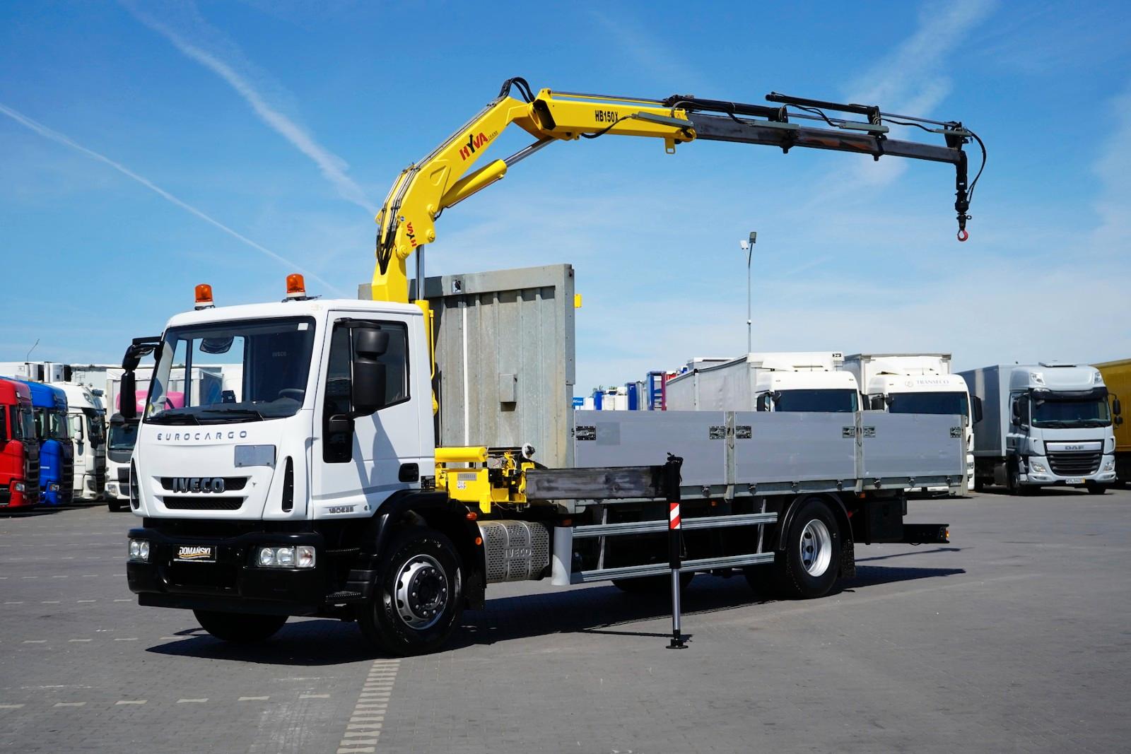 Iveco EUROCARGO / 180E25 / SKRZYNIOWY + HDS / HYVA HB