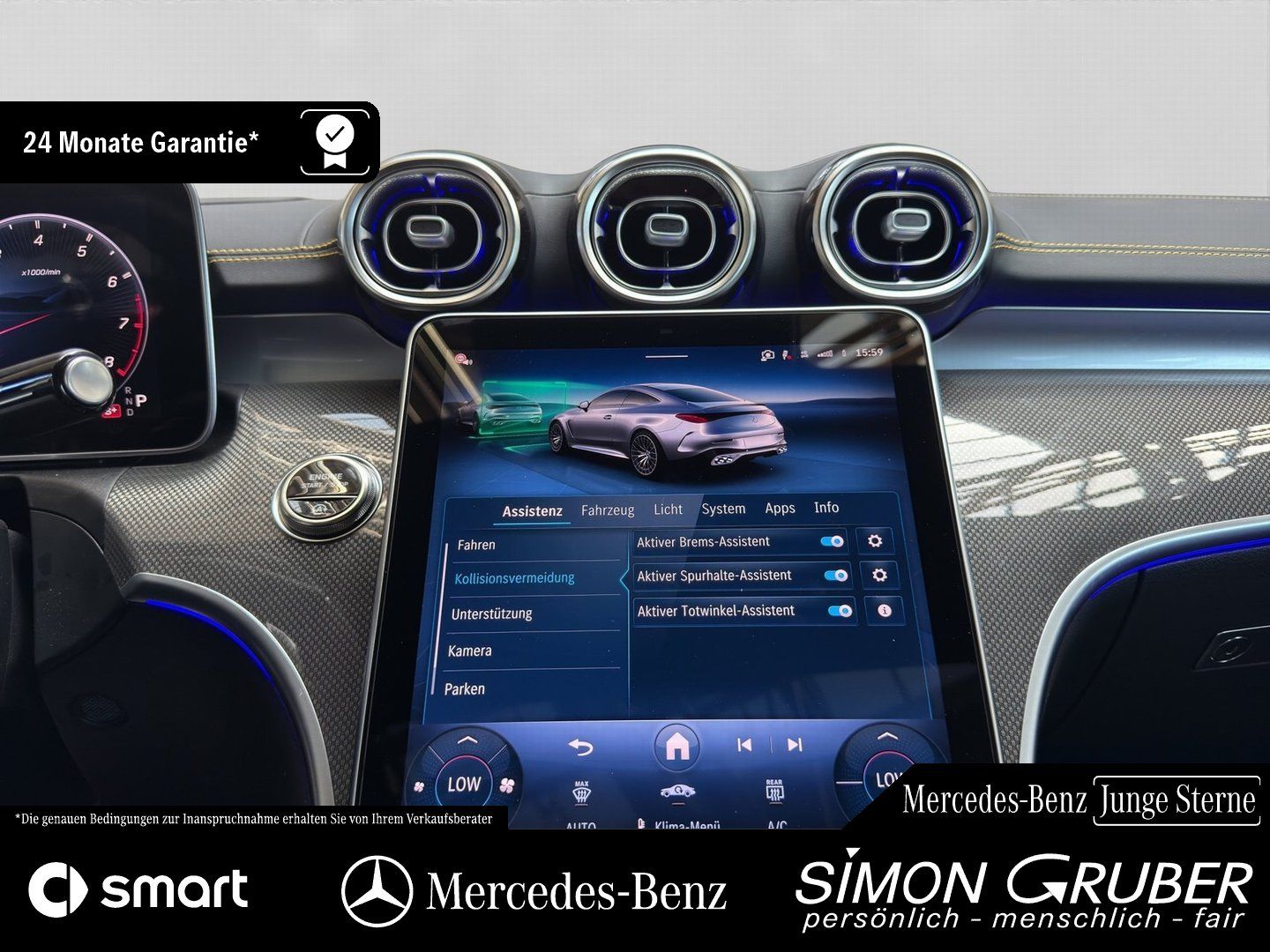 Fahrzeugabbildung Mercedes-Benz CLE 53 4M+ AMG Pano Magno Massage Sitzklima HUD