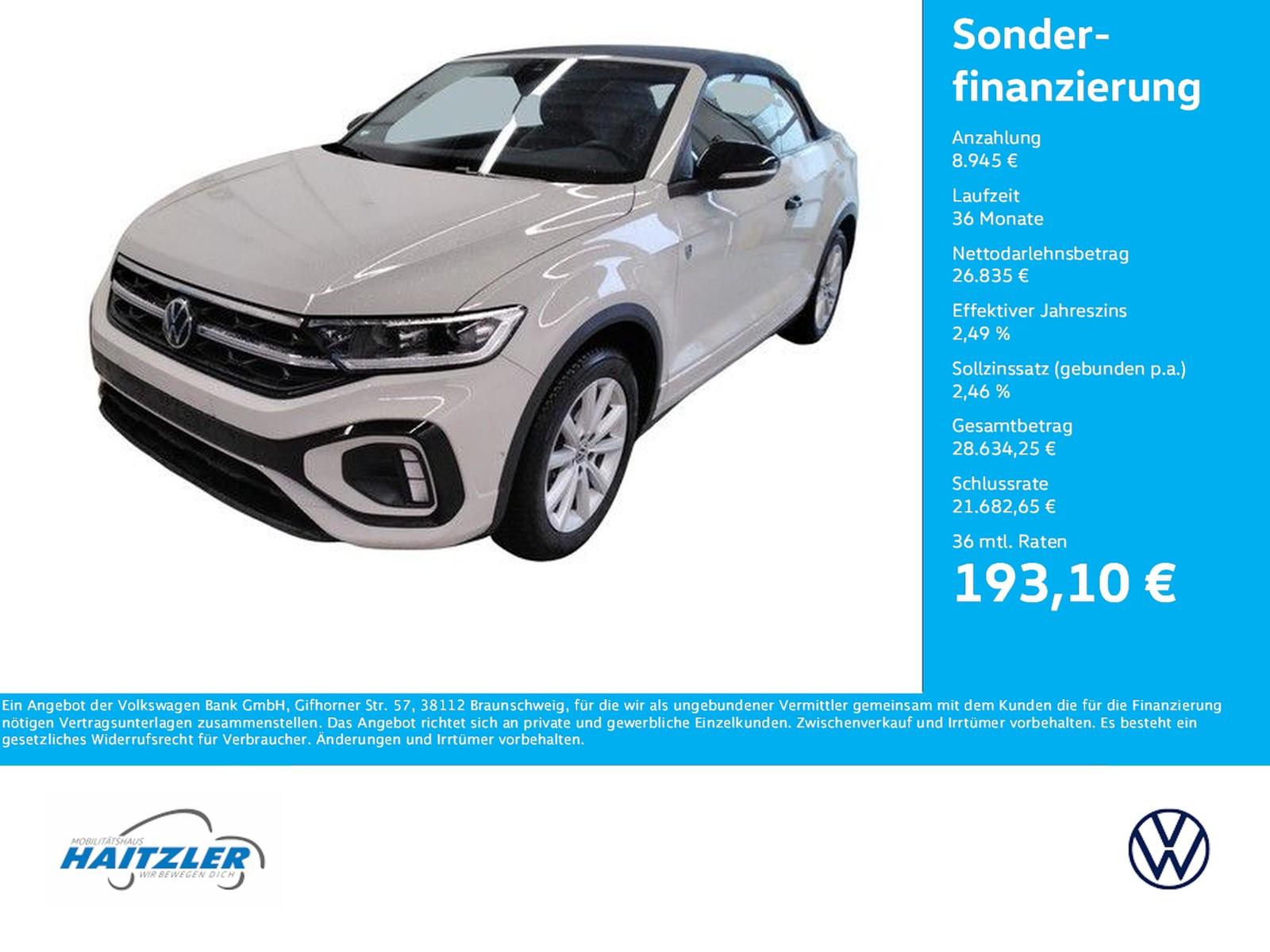 Volkswagen T-Roc Cabriolet R-Line 1.5TSI DSG Edition Karman
