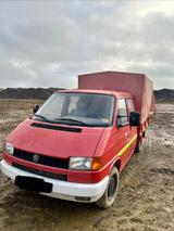 Volkswagen T4 Sonder KFZ AHK mit Planenaufbau Doppelkabine - gebrauchte VW T4 aus dem Jahr 1992