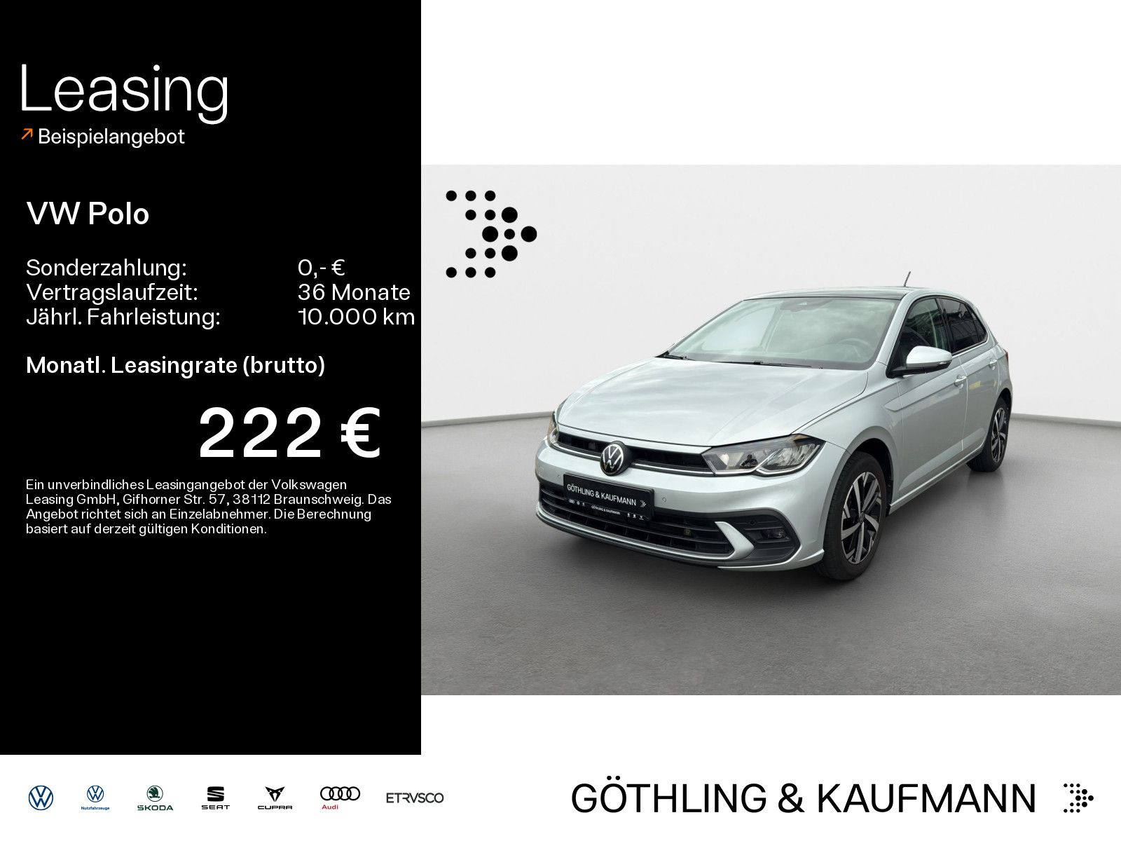 Volkswagen Polo Life 1.0 TSI DSG*NAVI*PANO*AHK*16Zoll*Virtu
